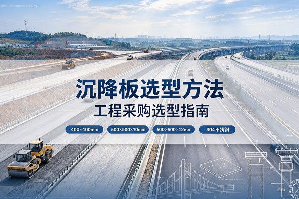 循化沉降板选择方法