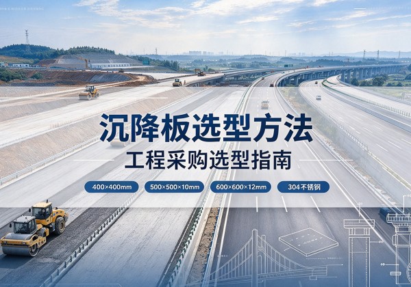 循化沉降板选择方法